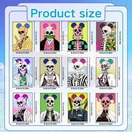 Cruise Door Magnet，Skull Ghost Warrior Refrigerator Magnets 12pcs Cruise Magnets Strong Soft Magnetic Cool Door Magnets Cartoon Holiday for Calendar Whiteboard，Kitchen Home Office Car Decor