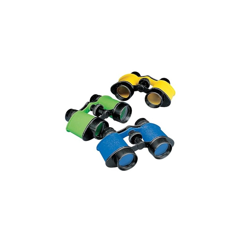 Fun Express Bright Toy Binoculars - 3 Pieces