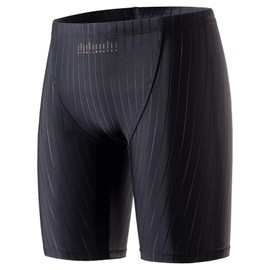 MY KILOMETRE Traje de baño Jammer para niños con cordón de entrenamiento para niños y jóvenes, traje de baño para niños, Negro, X-Large