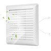 PIHIL C350GN Bathroom Grille Cover with Springs, Replacement for Broan-NuTone