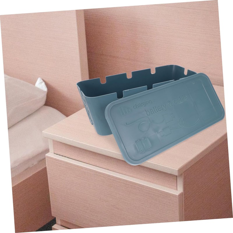 CHILDWEET Power Strip Box Cord Storage Organizer for Cables Router