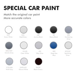 Edantas EB Ebony Black Touch Up Paint for Kia Cars, Professional Auto Touch-up Paint Scratch Repair Kit, Automotive Paints Exact Match Compatible with Forte/Sportage/Sorento/K5/Optima