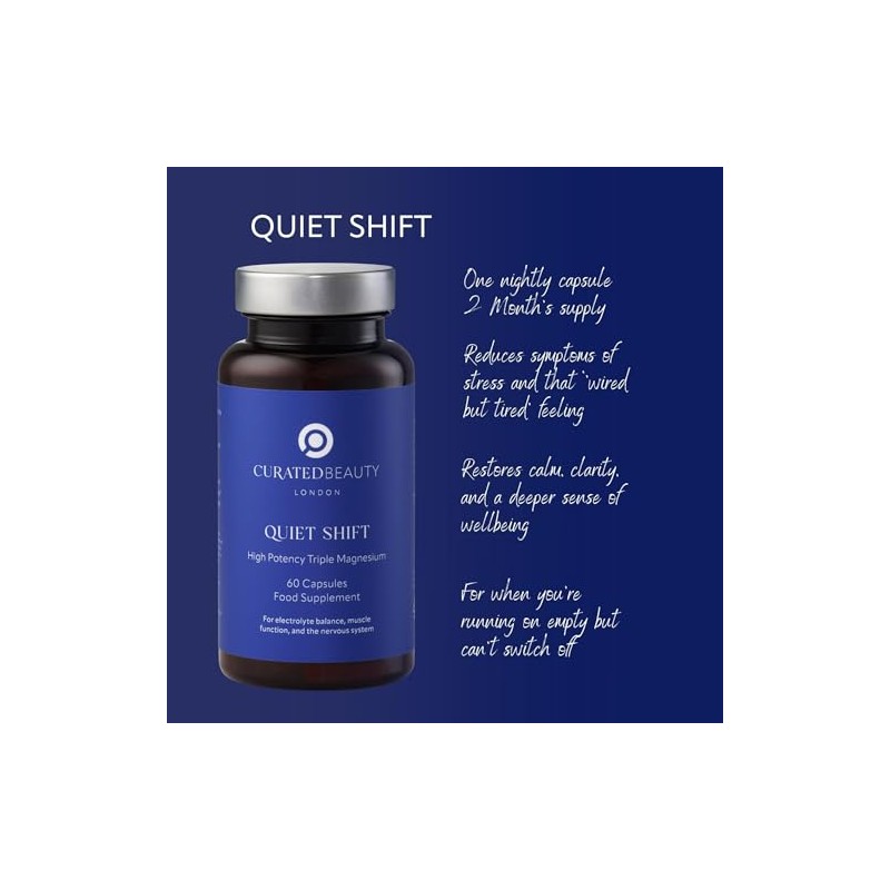 Quiet Shift High Strength Magnesium, 60 Capsules (2-Month Supply)