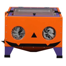 Motorhot 25 Gallon Portable Air Sandblasting Cabinet,40-80 PSI Power Air Sand Blasting Cabinet,Heavy Duty Steel Sandblasting with Spray Gun & 4 Nozzle Bench Top Cabinet for Rust Removal,Stain,Paint