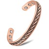 MagnetRX MagnetRX? Women's Adjustable Copper Bracelet Cuff C 99.9% Pure