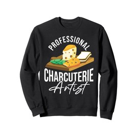 Charcuterie Meat Lover Food Items Charcuterie Board Artist Sweatshirt