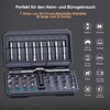 42-in-1 Magnetic Screwdriver Set, Ratchet Screwdriver Set with Removable T-Handle,