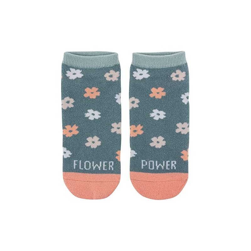 Karma Ankle Socks - One Size Fits Most, Flower Power,