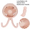 Mini Portable Fan 3 Speed 360° Rotatable Rechargeable Desktop Fan