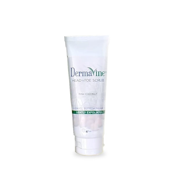 DermaVine Facial Scrub and Skin Exfoliator Body Scrub 4oz Tube