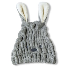 LCBD Microfiber Quick Drying Towel Wrap for Kids, Cute Cartoon Absorbent Drying Cap for Girls Curly Thick Long Hair, Soft Hair Dry Hat Cap