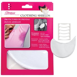 Braza Clothing Shields - Reusable Armpit Sweat Pads with 5 Pairs of Adhesive Strips - Washable Underarm Sweat Pads for Women