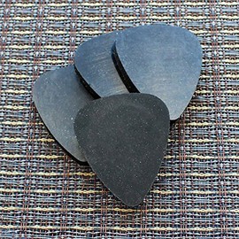 Rubber Tones RUB-BLKNI-1 Black Nitrile Single Plectrum Pick