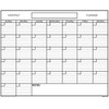 36" x 48" Erasable Undated One Month Laminated Wall Calendar