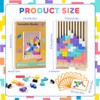 Wooden Puzzle Tetris Educational Toy from 3 4 5 6