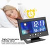 TMISHION Digital Weather Forecast Clock with Large LCD Humidity, Temperature,