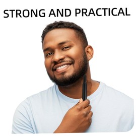 Ipetboom 1 Set Beard Filling Pen with Brush Versatile Barber Pencil for Hairline Filler Grooming Sleek Design for All Beard Types Comfortable Easy to Use for Mens Grooming