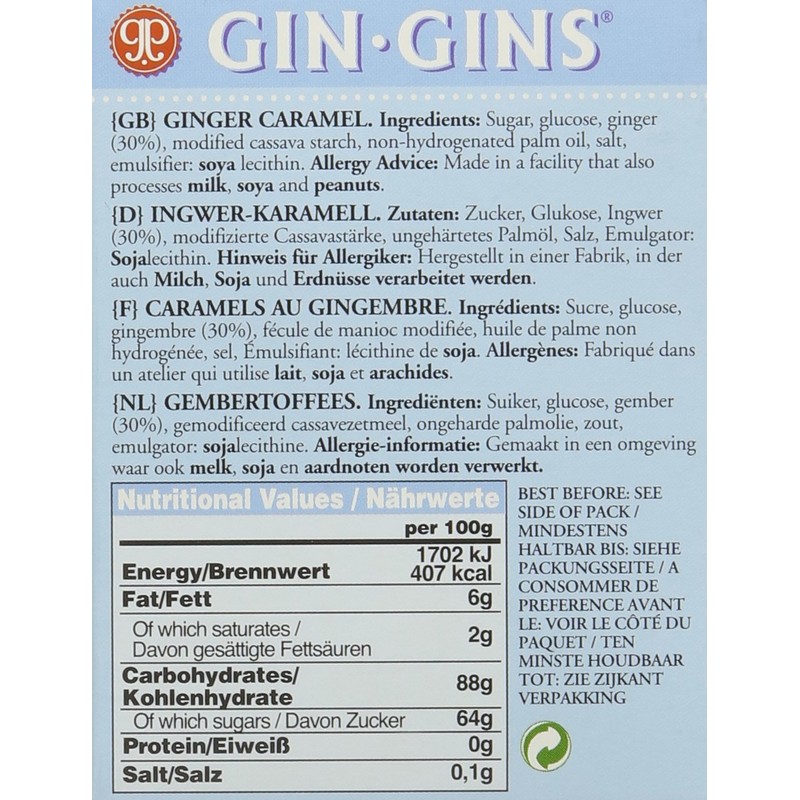 The Ginger People The Ginger People 31g Gin Gins Travellers