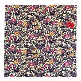 Kubakasaya Ryukyu Beni-shaped Furoshiki 19.7 inches (50 cm), Okinawa, Souvenir, Red Shaped Small Furoshiki, Cream, Miscellaneous Goods