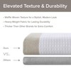 Madison Park Spa Waffle Shower Curtain 72x72 Taupe