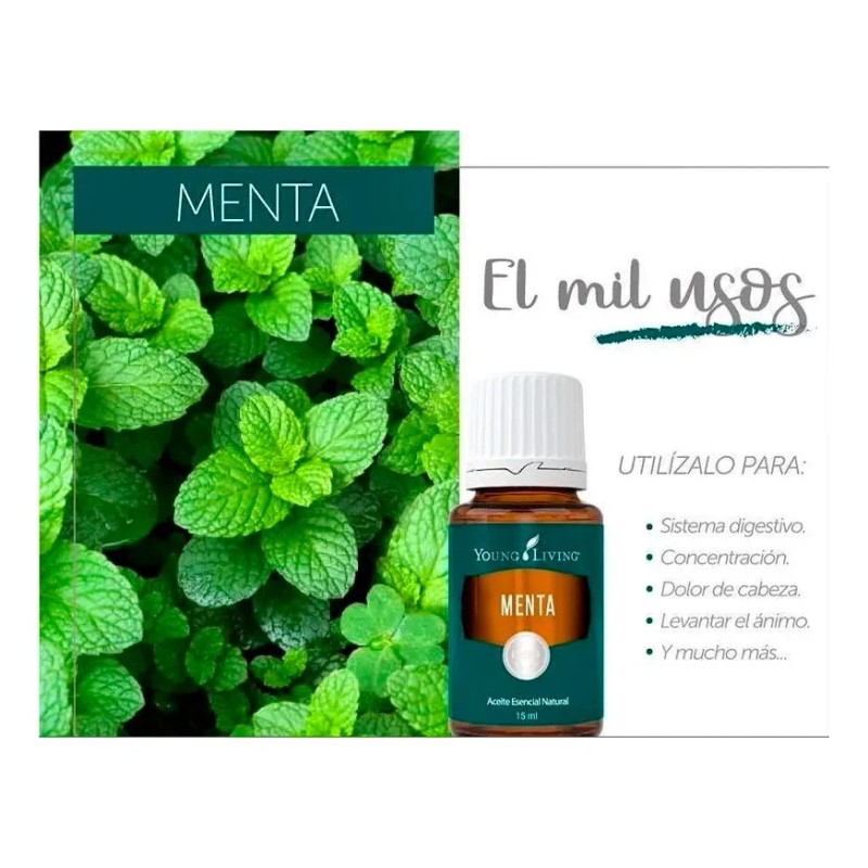 Aceite Esencial Para Difusor De Menta Verde 5ml Young Living