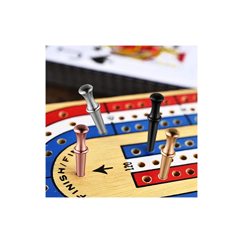 Cribbage Board by Bicycle - Juego de cribbage de madera