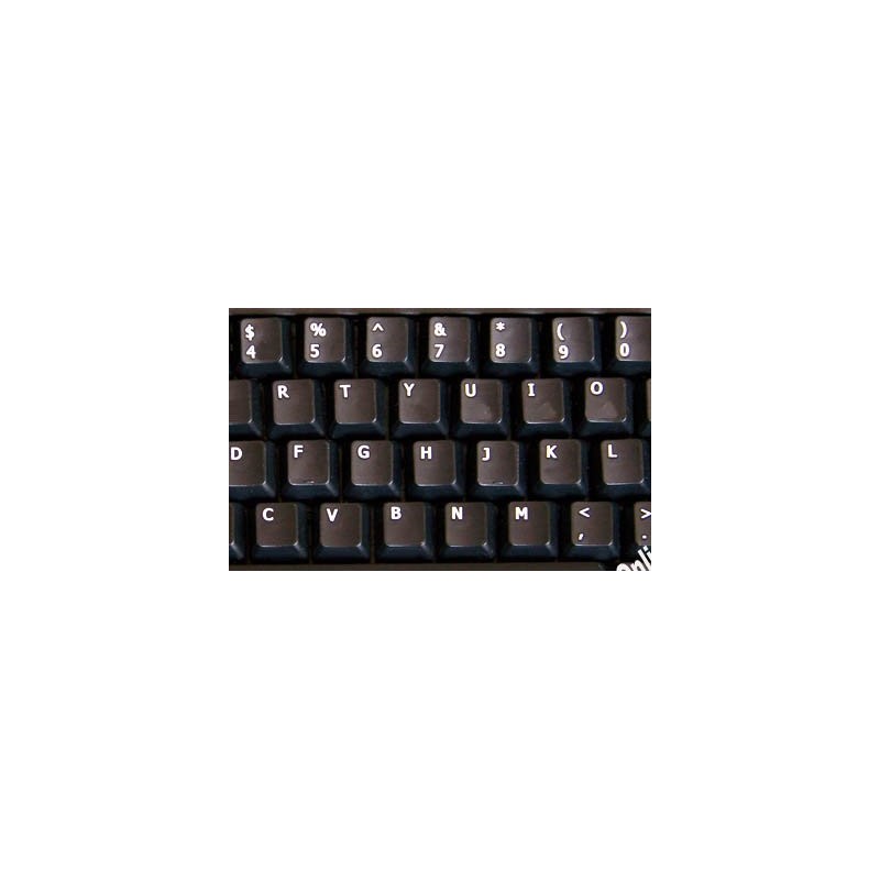 English US Black BACKGROUBD Keyboard Stickers Non Transparent for Computers
