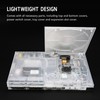 for PS Slim Clear Case DIY Replacement Transparent Game Console