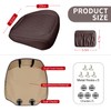 2 Pack Leather Front Car Seat Cover Bottom Car Seat,