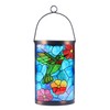 Hanging Solar Lantern Outdoor Decorative Waterproof LED Solar Hummingbird Lights