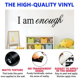 Mindset is Everything Wall Art, Teamwork Wall Decal, (Easy to Apply), Vinyl Wall Decor Art Stickers Motivational Office Dorm School Classroom Workplace Business Success Leadership Modern Home 35"x9.8"