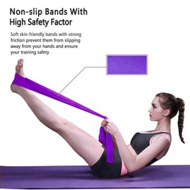 Nemheng Resistance Bands for Legs and Glutes, Exercise Resistance Loop Bands for Fitness, Yoga, Pilates, Workout Booty Bands for Women Men Purple