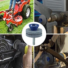 DANLINI 1Piece Universal Multi-Sharp Rotary Double Layer Lawn Mower Blade Sharpener