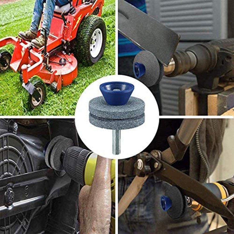 DANLINI 1Piece Universal Multi-Sharp Rotary Double Layer Lawn Mower Blade