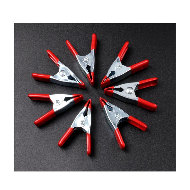 Metal Spring Clamps Set, 24 Pieces, 46 x 25 mm,