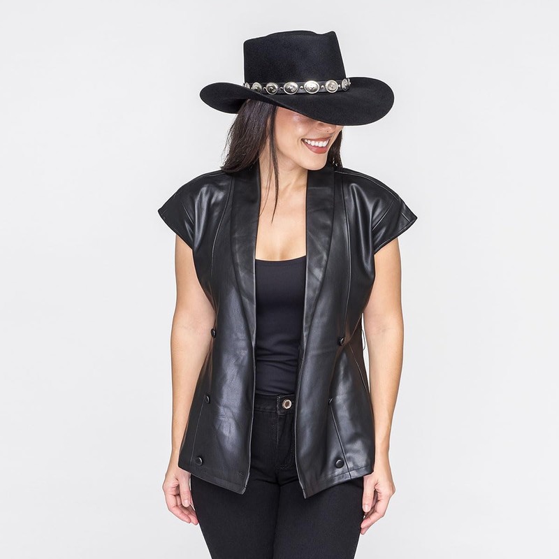 Bailey Western Men's Ellsworth Cowboy Hat, Black, 6.875