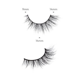 i-ENVY False Lashes Luxury Mink Collection Eyelashes 100% Real Mink Glamorous Eye Look Lashes Maximum Fluffiness 3D Multi-Curl Angle