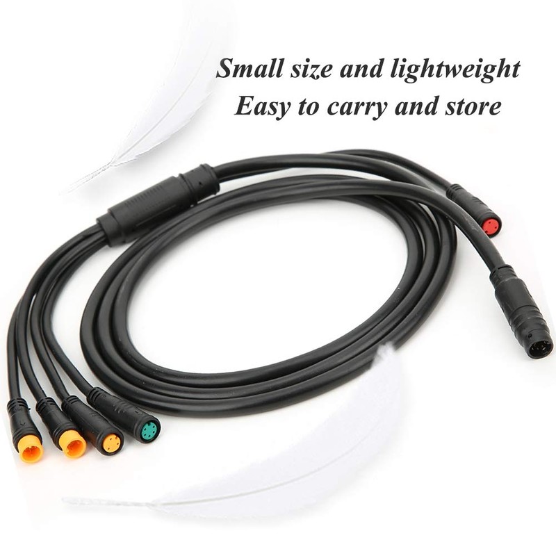 Bicycle Cable, Waterproof 1 for 5 Integrated Bicycle Cable with