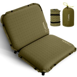 ATEPA Seat Cushion Outdoor Inflatable Seat Cushion Chair Ultralight Self-Inflating Stadium Seat Cushion Bench Waterproof Seat Pad Outdoor Kayak Seat Cushion Floor Portable Seat Cushion Fishing Boat