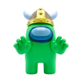 Just Toys LLC Among Us cifras coleccionables - Serie 2 (verde con sombrero vikingo)