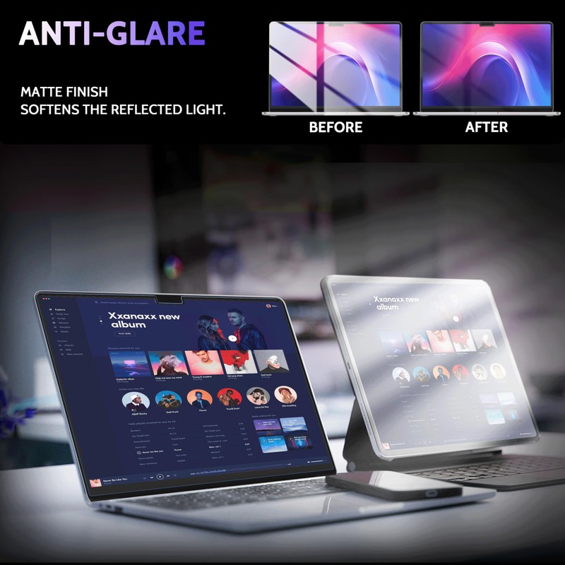 Peslv Magnetic Anti Blue Light Screen Protector for MacBook Air