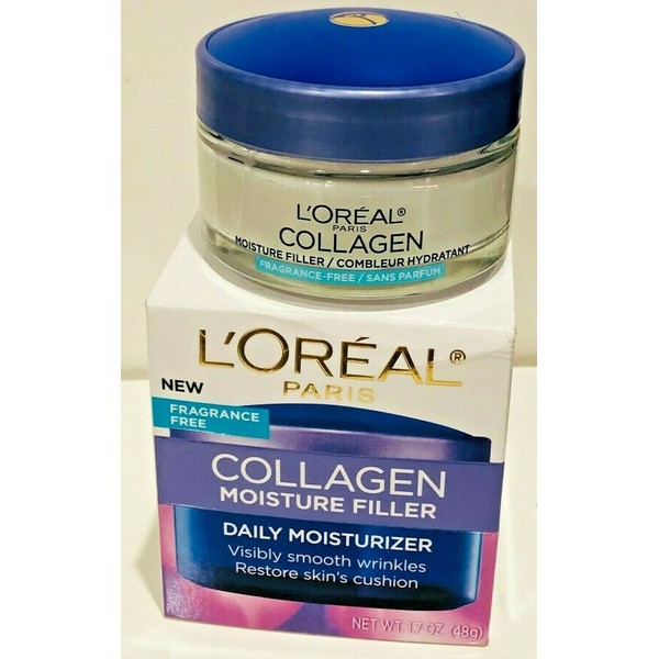 L'Oreal Collagen Moisture Filler 24H Cream RESTORE SKIN'S CUSHION FRAGRANCE FREE