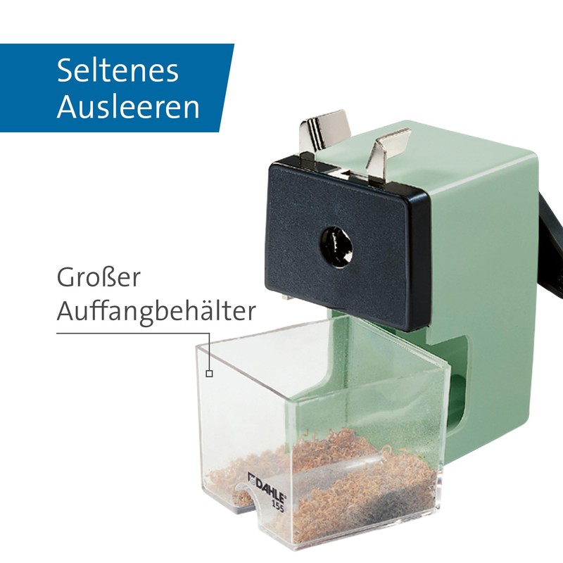 Dahle 00155-17460 Pencil Sharpener 155 with Clamp 12 mm Mellow
