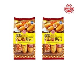 [오뚜기]맛있는 오리지널 핫도그 400g x 2 (10개입) [Ottogi] Delicious Original Hot Dog 400g x 2 (10 pieces)