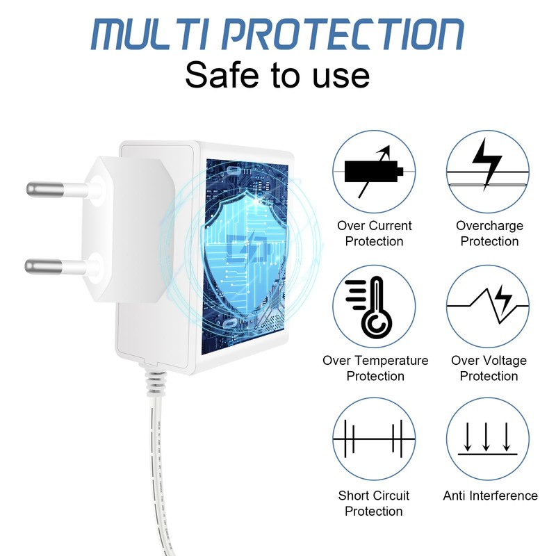 12V 2A Power Supply, AGOTD 24W Transformer AC 220-240V to