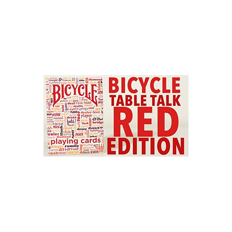 BICYCLE Playing Cards Table Talk Table Talk (RED Red)