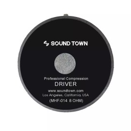Sound Town 1" Compression Horn Driver, 50W PA DJ Replacement Tweeter (MHF-014)