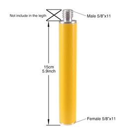 Extending Rod Lasers Level 6 inch Length Surveying Tripod Pole, Extending Pole for Line Laser Rotating GPS GNSS RTK Surveying Prism (15CM)