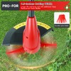 PRO-FOR 20V Cordless Grass Trimmer and Edger, 9.5" Stringless Weed