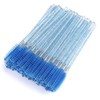 Samcos Disposable Eyelash Brushes 50pcs Eyebrow Brushes Screw Brushes for